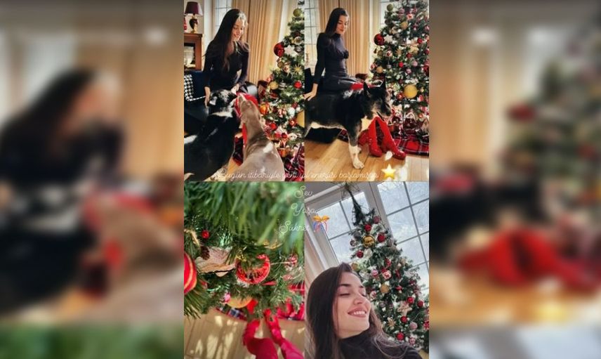 Şehit haberleri evlere ateş gibi düşerken Hande Erçel'in Noel pozları tepki çekti!