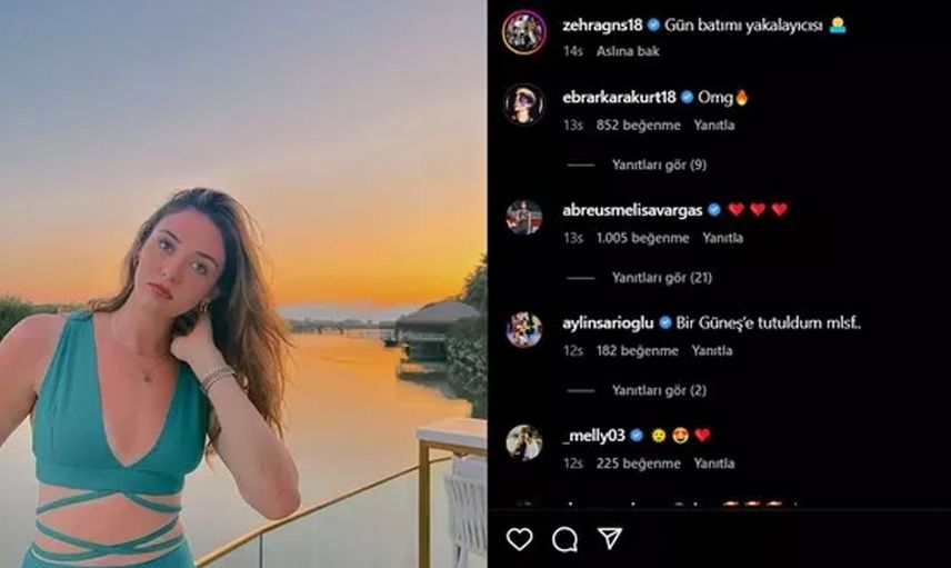Zehra Güneş, güneş gibi parladı güzelliğiyle rakibini yıktı geçti!