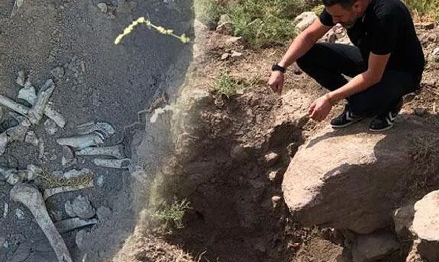 Ankara'da Ermeni mezarlığını defineciler tahrip etti