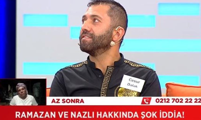 Konuğu canlı yayına çıkardı