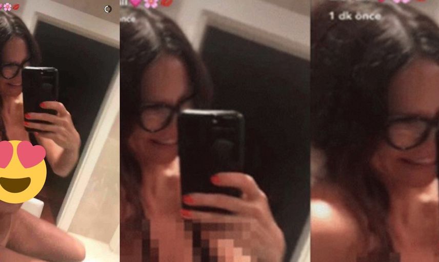 Çıplak fotoğrafları ortaya çıkan Ebru Şallı bu kez de cinsel organının fotoğrafını paylaştı!