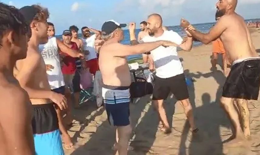 Halk plajında yaşandı
