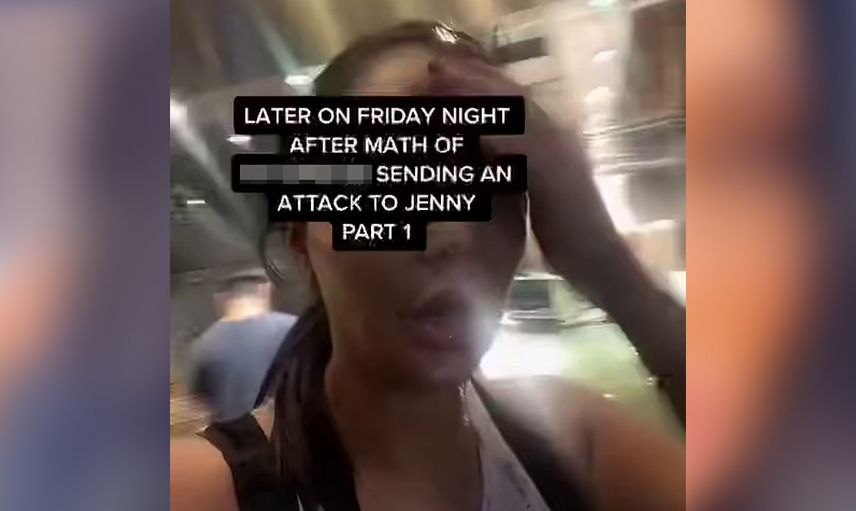 Canlı yayında korkunç olay! Tiktok fenomenin yüzüne asit attılar