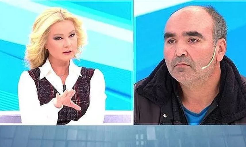 Canlı yayında Müge'yi taciz etti 