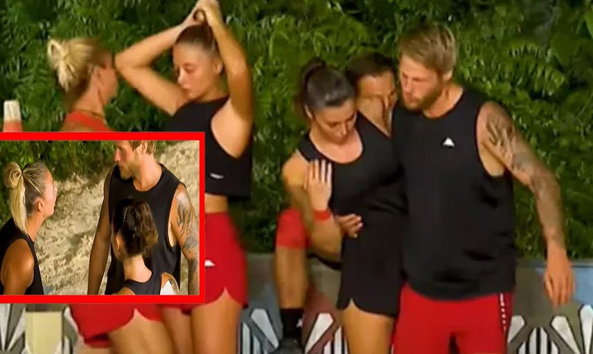 Yunus Emre Nefise'yi kucakladı, Aleyna çılgına döndü! ''Kendine gel!''