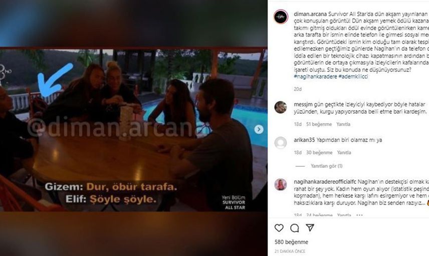 Survivor'da telefon skandalı: Acun Ilıcalı O yarışmacıyı diskalifiye edecek
