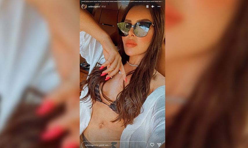 Selin Ciğerci’den delirtecek pozlar! Çırılçıplak kamera karşısına geçince takipçilerinin gözü gönlü açıldı