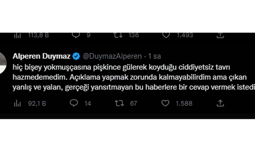 Alperen Durman ve Melisa Pamuk kavgasının nedeni ortaya çıktı: Genç oyuncu suskunluğunu bozdu, her şeyi anlattı