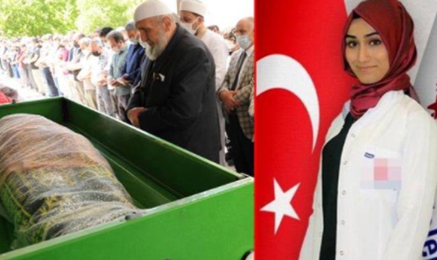 Öldürülen Arife Öğretmenin Cenazesinde Dikkat Çeken Detay!