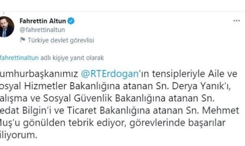 Kabine'de Değişiklik! Değişiklik Yaşanan Bakanlıklar!
