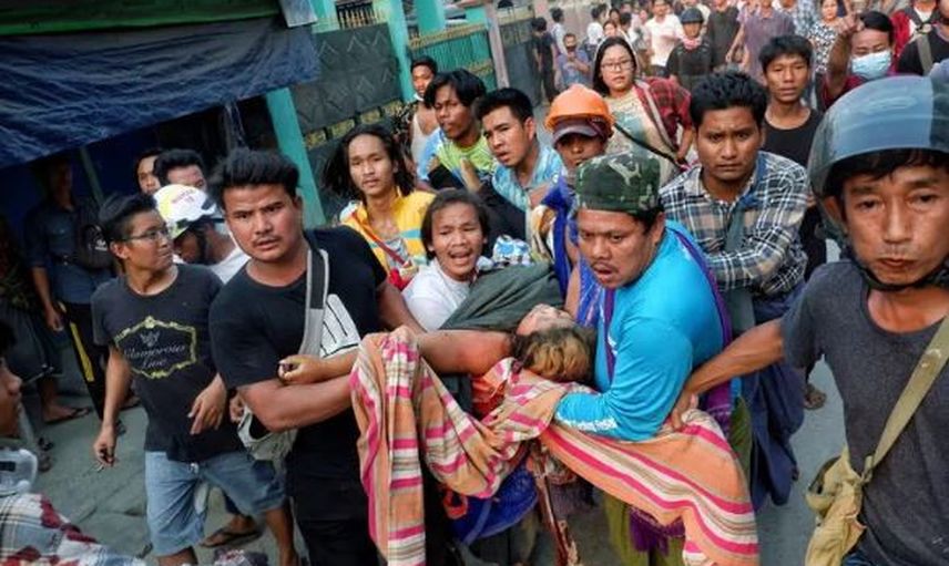 Myanmar'daki Protestolarda Onlarca Kişi Hayatını Kaybetti!