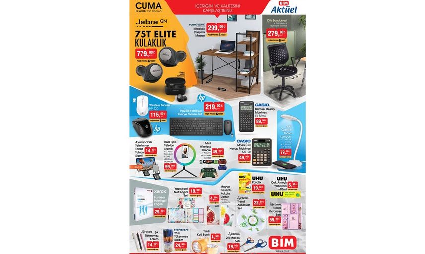 Bim Aktüel Kataloğunda 7-10 Aralık 2021 Tarihlerinde Neler Var?