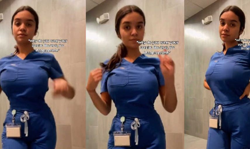 Böyle hemşire olsa her gün hasta oluruz dedirtecek hemşire! Kıyafetleri yüzünden işinden oldu