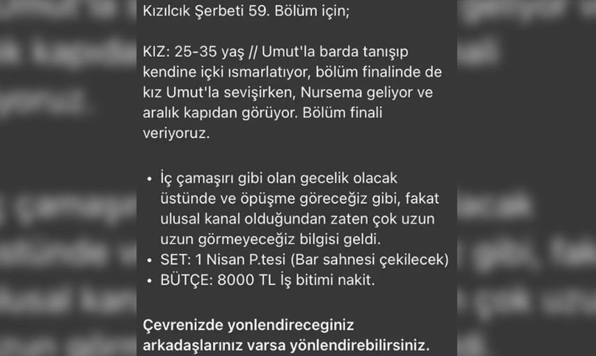 Kızılcık Şerbeti'nde Umut Nursema'yı kiminle aldattı? O sahne için verilen figüran ilanı ifşa oldu! İşte olay olan detaylar...