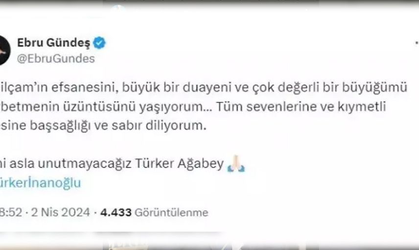 Sanat camiasından Türker İnanoğlu'na veda: ''Hoşçakal Baba''