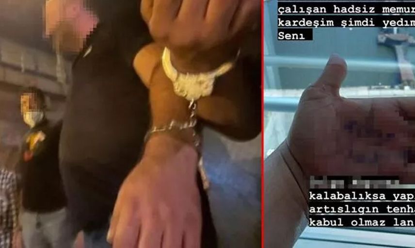 Uyuşturucu ile Yakalanan Şüpheli Sosyal Medya Paylaşımlarıyla Polisi Tehdit Etti