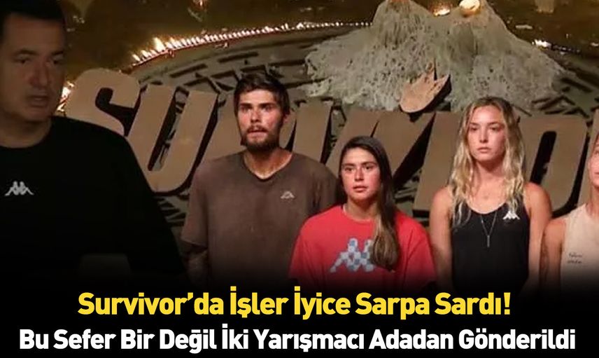 Acun daha fazla dayanamadı 2 yarşmacıyı birden kovdu! Adada işler iyice karıştı giden yarışmacılar Acun'a demediğini bırakmadı