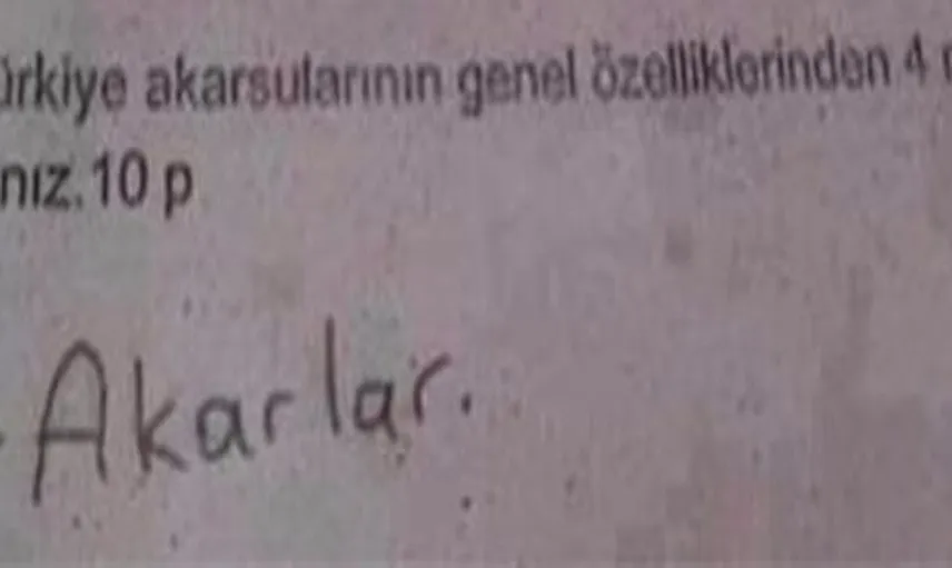 Sınav Sorularına Verilmiş En Komik Cevaplar 