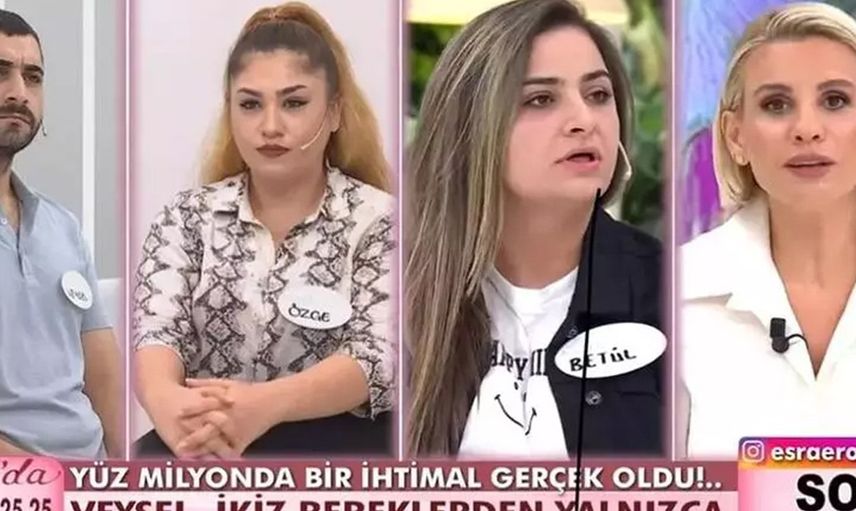 Aldatıldım dedi Esra Erol'a başvurdu! İkizlerden birisinin DNA sonucunda kocasını aldattığı ortaya çıktı
