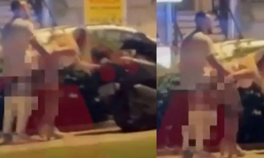 Antalya'nın ilçesi Alanya'da skandal anlar! Sokak ortasında kimseye aldırmadan cinsel ilişkiye girdiler