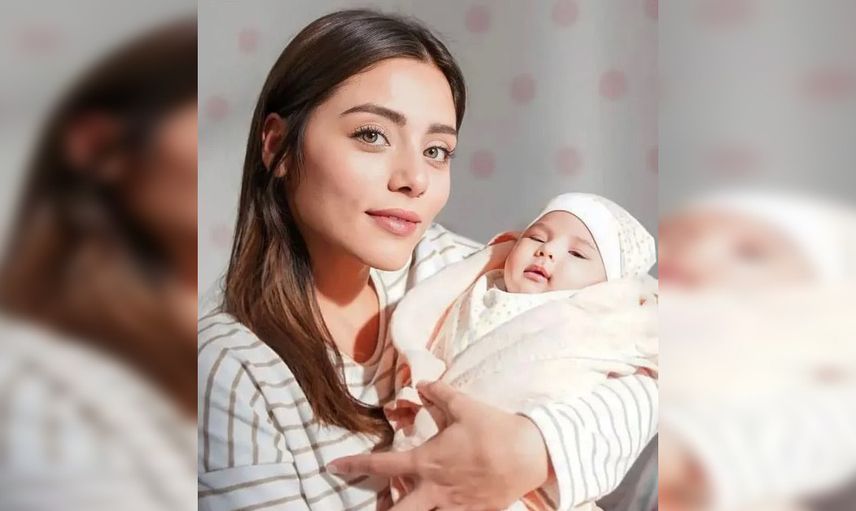 Kızılcık Şerbeti'nin minik yıldızı Cemre bebeğin annesi bakın kimmiş! Doğa ve Fatih'in bebekleri Cemre annesinin kopyası!