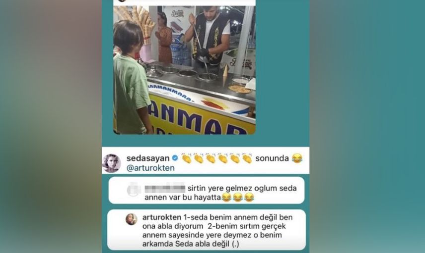 Sosyal medyada olay oldu