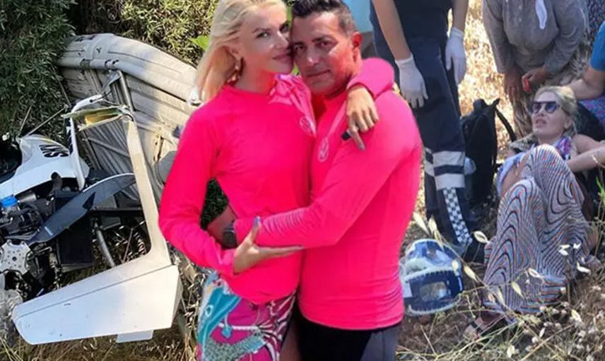 Mustafa Sandal'ın eşi Melis Sandal cayrokopter kazasında yaralandı ünlü ismin sağlık durumu merak ediliyor