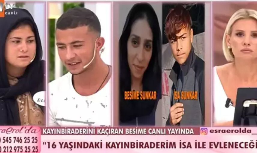 Hani marjinal bizdik! Esra Erol'da 16 yaşındaki kayınbiraderine kaçan gelin tüm aileyi karıştırdı