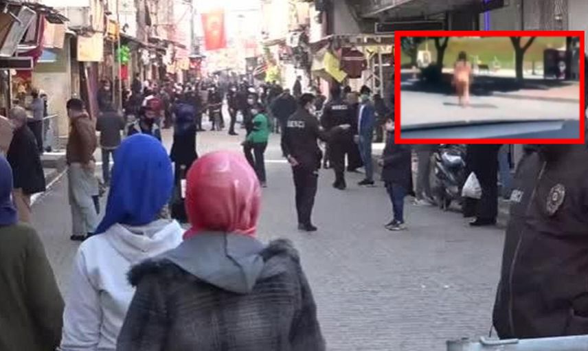 Bebek ve Galata Kulesinde yaşanan olaylardan sonra bir olay da Antalya Manavgat’ta yaşandı! Genç kadın caddenin ortasında çırılçıplak dolaştı