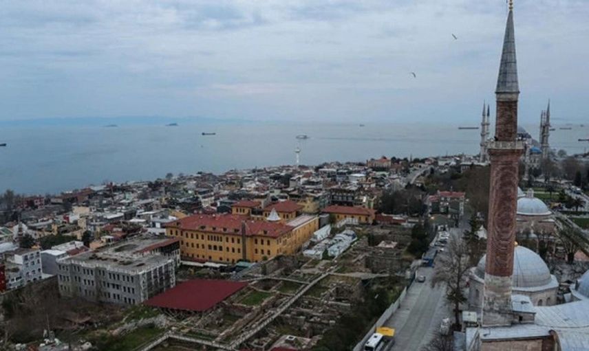 Ayasofya'nın Minaresinden Tarihi Yarımada Görüntüsü Büyüledi