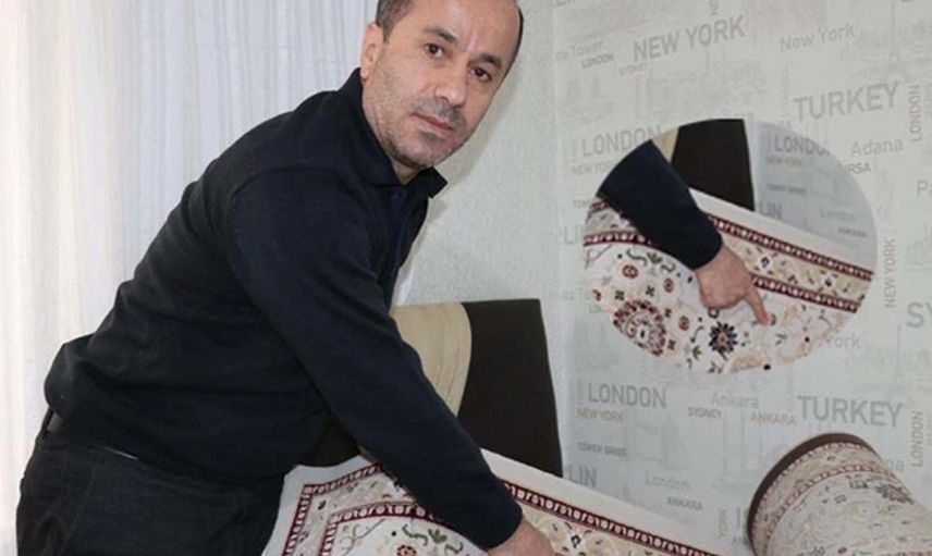 Bu halıyı gören polise başvurdu! Dinimize tepki olarak üretilmiş!