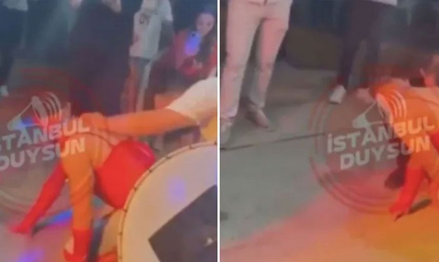 Bu nasıl gelenek! Düğünde damata kırmızı jartiyer giydirip oynattılar o anlar sosyal medyada viral oldu