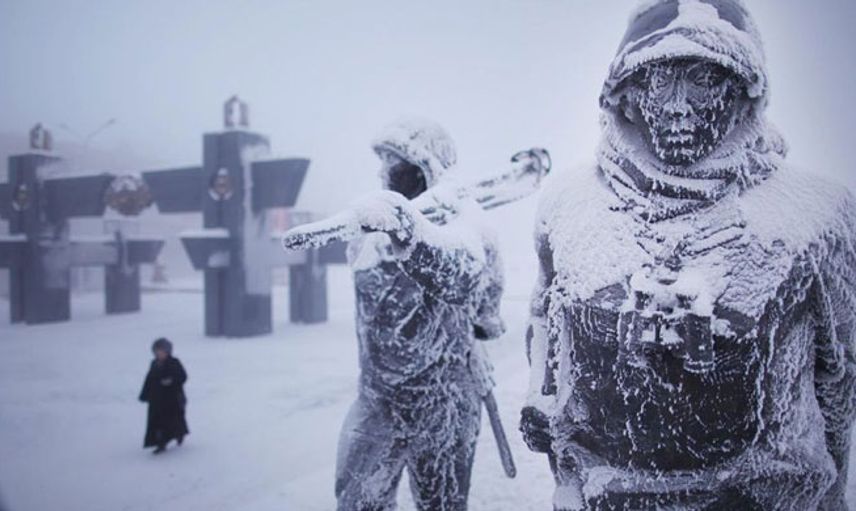 Hayatın Eksi 64 Derecede Devam Ettiği Yakutsk Şehrinden İlginç Kareler