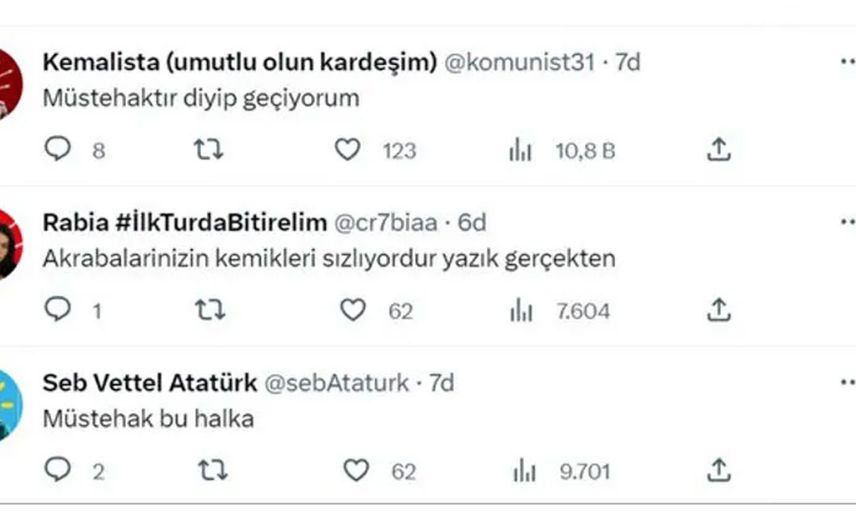 Sosyal medyada insanlık dramı: Seçimi kazanamayan CHP’liler depremzedeleri hedef aldı