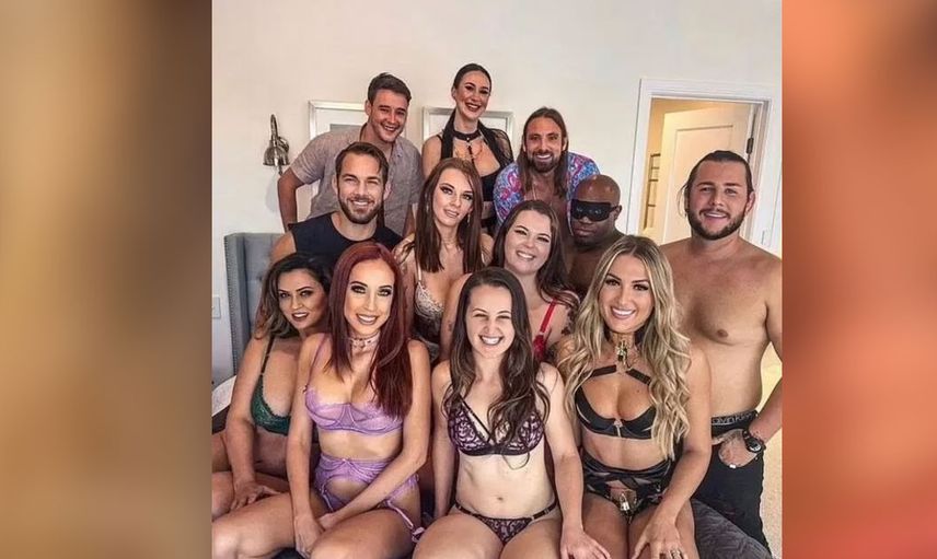 Film çekimi diye gitti 12 kişilik bir grup seks partisi çıktı!