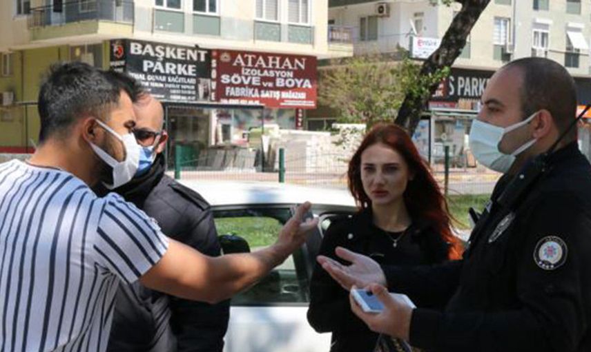 Denetimde Ceza Kesilince Göz Yaşlarına Hakim Olamadı