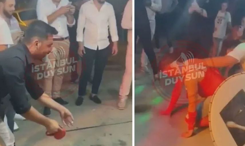 Bu nasıl gelenek! Düğünde damata kırmızı jartiyer giydirip oynattılar o anlar sosyal medyada viral oldu
