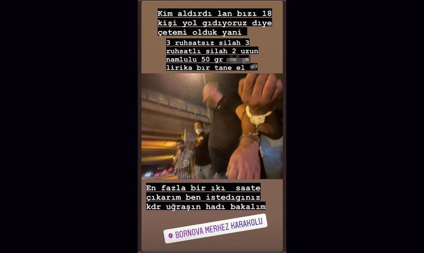 Uyuşturucu ile Yakalanan Şüpheli Sosyal Medya Paylaşımlarıyla Polisi Tehdit Etti