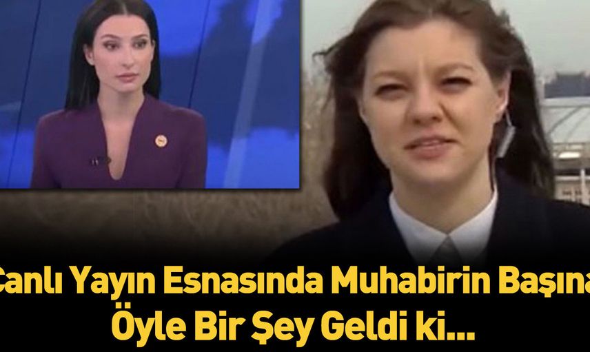 Canlı yayın sırasında mikrofonunu köpeğe kaptırdı!