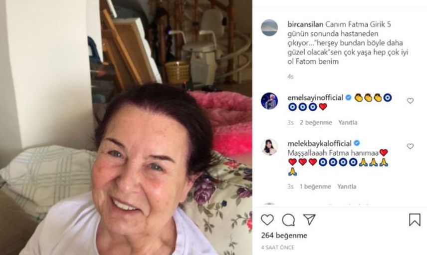 Fatma Girik’ten Sevindiren Haber Geldi