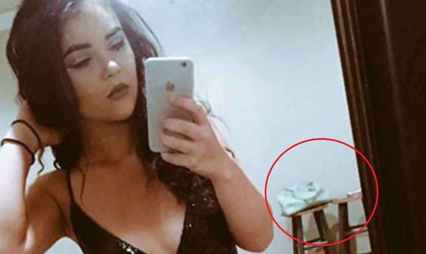 Çektiği selfie ile olay oldu! Fotoğraftaki detayı fark ettiniz mi?