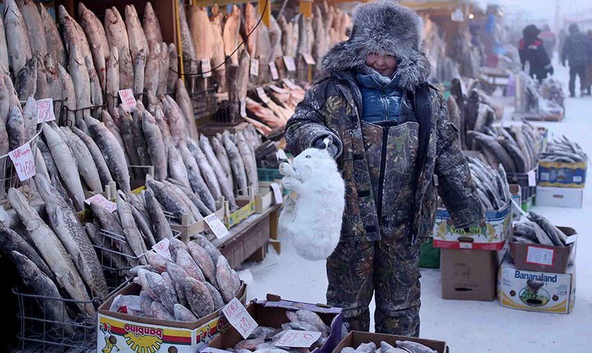 Hayatın Eksi 64 Derecede Devam Ettiği Yakutsk Şehrinden İlginç Kareler