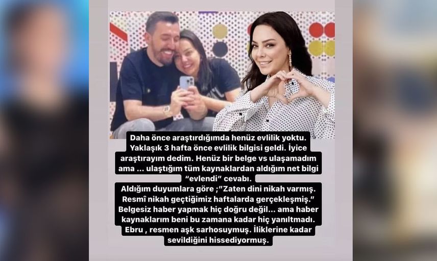 Bomba iddia! Ebru Gündeş ve genç zengin sevgilisi Rassan sessiz sedasız dünyaevine girdi