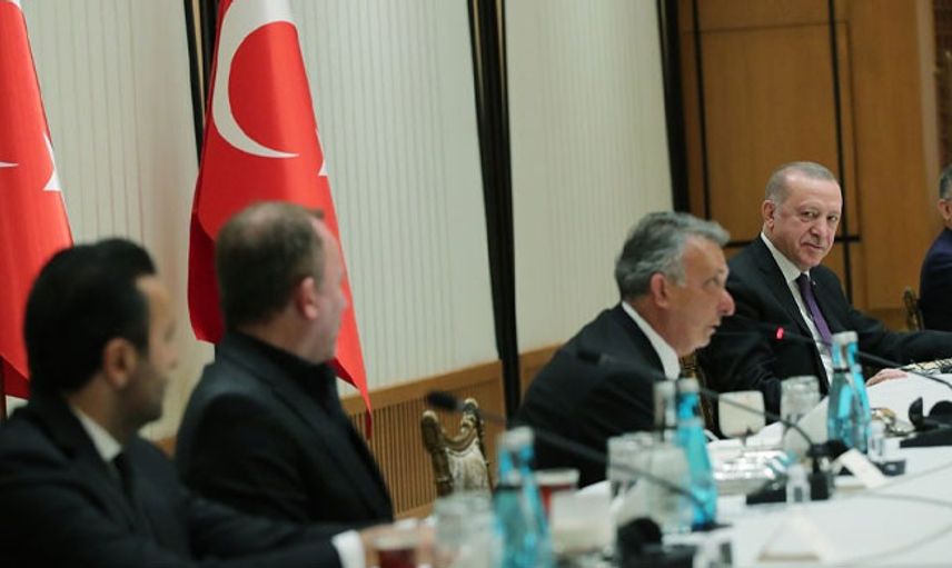 Cumhurbaşkanı Erdoğan, Şampiyon Siyah Beyazlı Takımı Kabul Etti