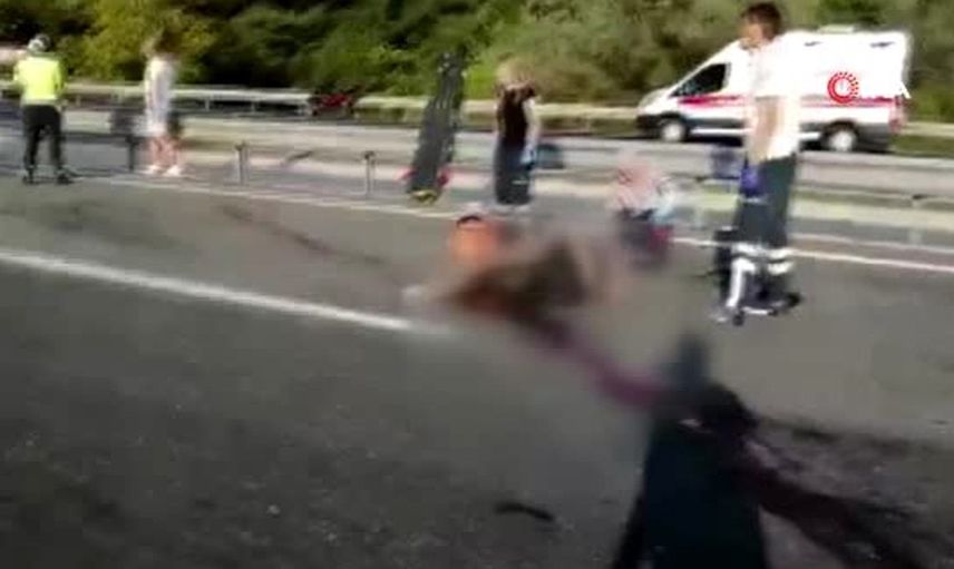 Trafik Kuralına Uymayan Motosiklet Sürücüsü Feci Şekilde Hayatını Kaybetti