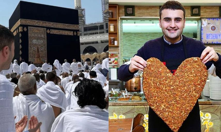 CZN Burak Umre ziyaretine gitti çektirdiği fotoğraflar olay oldu