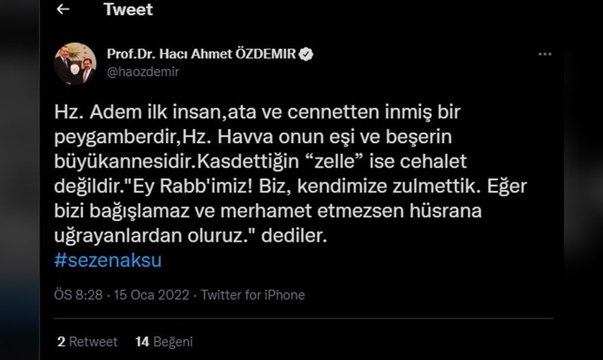 PROF. DR. HACI AHMET ÖZDEMİR