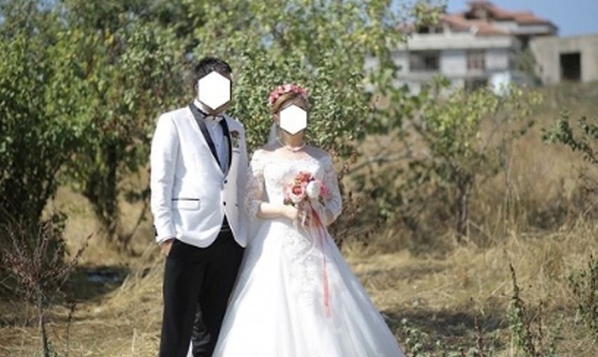 Düğün fotoğraflarını gören evli çift sinirlerine hakim olamadı