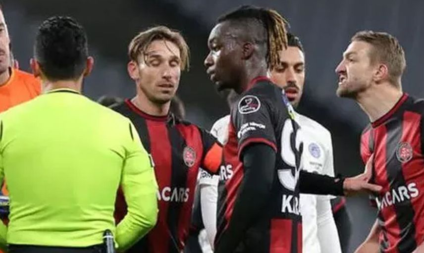 Fenerbahçe Maçında Kırmızı Kart Gören Fatih Karagümrüklü Caner Erkin'e Büyük Ceza!