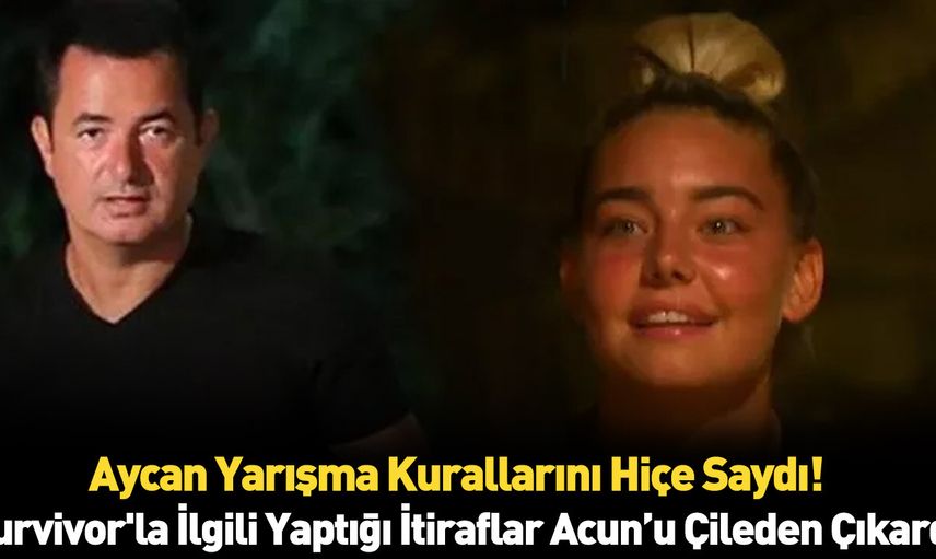 Daha fazla dayanamıyorum deyip ayrılmıştı Survivor Aycan adadan gider gitmez öyle şeyler yaptı ki
